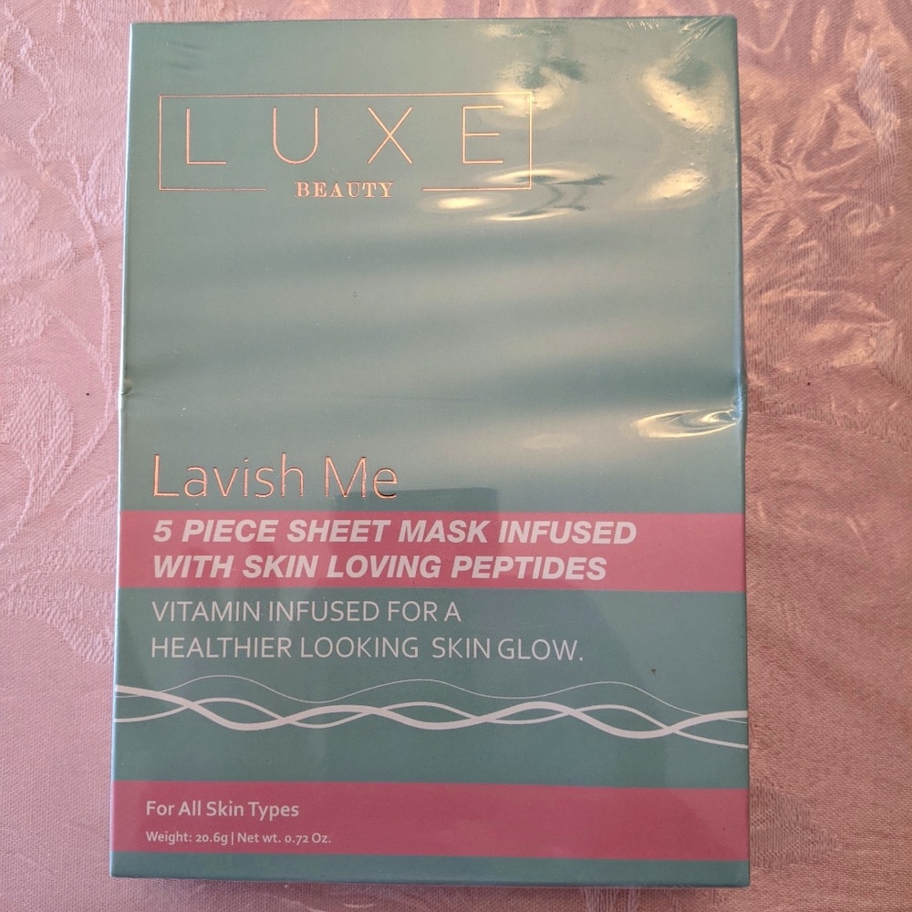 Luxe Beauty Lavish Me 5 Piece Sheet Mask